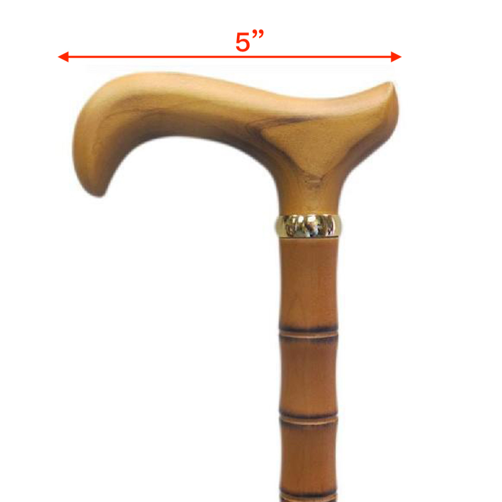 W-016 Maple wood Stick with Bamboo Step. 5" Width